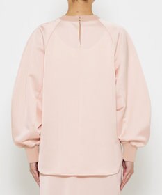 uncrave 【洗濯機洗い可】サテン ブラウス（uncrave WHITE）