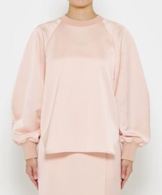 uncrave 【洗濯機洗い可】サテン ブラウス（uncrave WHITE）