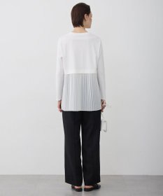 ICB L シフォンプリーツコンビ カットソー