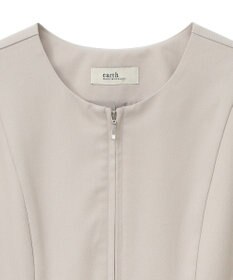 earth music&ecology ペプラムジップジレ