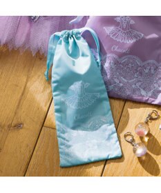 Chacott レース柄メッシュ巾着S