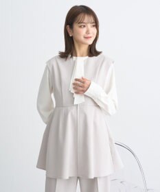 earth music&ecology ペプラムジップジレ