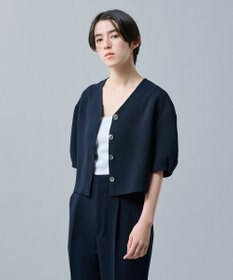 uncrave ウォッシャブルダブルクロス ブラウス