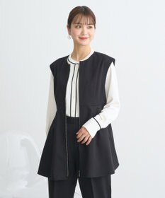 earth music&ecology ペプラムジップジレ