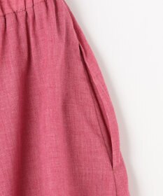 ANY 【ウエストゴム】シャンブレーライク スカート