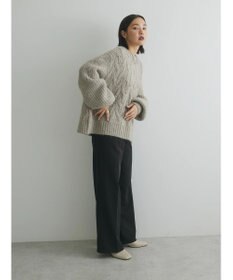 Green Parks armonia. ケーブルニットプルオーバー