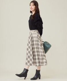 ANY SIS 【洗える】フリルスリーブ ニット