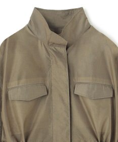 uncrave シアーオーガンジー ミリタリーブルゾン