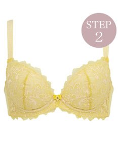 BRADELIS New York 【BRADELIS New York】ナオミステップ2ブラ23S2 バストを寄せて丸い女性らしい谷間をつくる補正ブラ