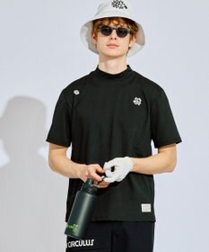 PW CIRCULUS 【吸水速乾 / ストレッチ】【MEN】ストレッチメッシュカノコ ベンチレーションモックT ゴルフ