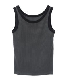 AMERICAN HOLIC バイカラーテレコタンクトップ