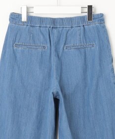 J.PRESS LADIES L 【洗える】5ozバージラコンパクト ワイド パンツ