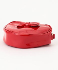 ANY KIDS エナメルハート型 ショルダーバッグ