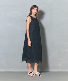 GRACE CONTINENTAL メッシュフラワーレースワンピース
