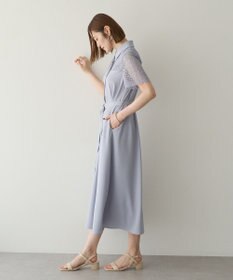 YECCA VECCA レース切替ワンピース