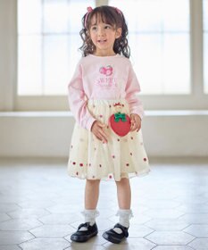 ANY KIDS 【Strawberry Collection】カラビナ付きいちごポーチ