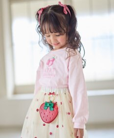 ANY KIDS 【Strawberry Collection】カラビナ付きいちごポーチ