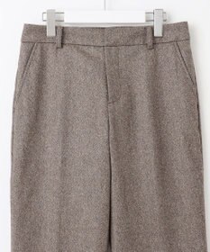 J.PRESS LADIES S 【セットアップ対応】ウールストレッチツイード ストレート パンツ