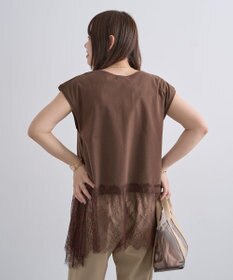Green Parks 裾レースイレヘムフレンチＴシャツ