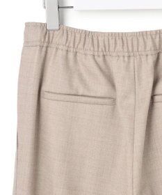 23区 L 【洗える】ハイカウントフラノ ドロスト ワイド パンツ