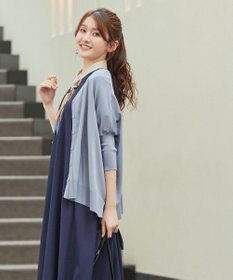 Tiaclasse L 軽やかニットドルマンカーディガン