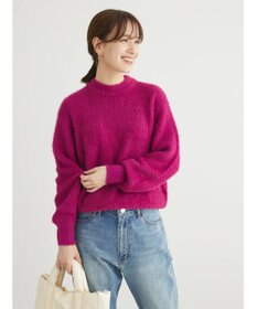 Green Parks フェザーモックネックニットプルオーバー