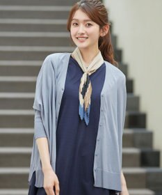 Tiaclasse L 軽やかニットドルマンカーディガン