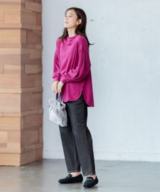 ANY プレミアム モックネック長袖Tシャツ