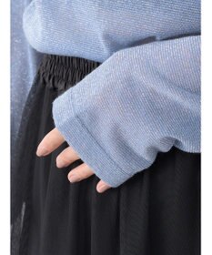 earth music&ecology ラメシアープルオーバー