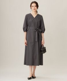 自由区 【洗える】タイプライター ワンピース