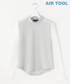 23区GOLF 【WOMEN】AIR TOOLライト シアースリーブモックネック