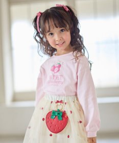 ANY KIDS 【Strawberry Collection】カラビナ付きいちごポーチ レッド
