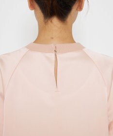 uncrave 【洗濯機洗い可】サテン ブラウス（uncrave WHITE）