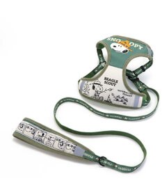 PET PARADISE スヌーピー ハーネス＆リード 《ビーグルスカウト柄》 ＳＳ 小型犬 50周年