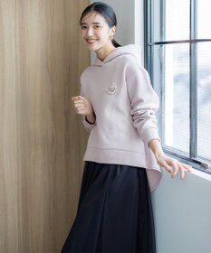 組曲 ダンボールジャージーバックフリル パーカー