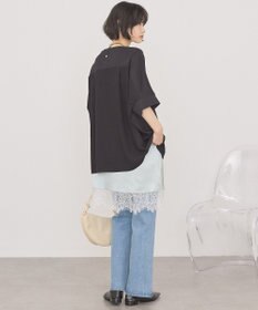 AMERICAN HOLIC 異素材コクーンプルオーバー