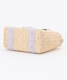 LA BAGAGERIE 【MONICA】リボンハンドル2WAYかごバッグ