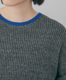 AMERICAN HOLIC 【WEB限定】配色ラインニットプルオーバー