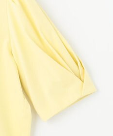 ANY SIS S 【撥水・汗ジミ防止・UVケア・洗える】スーピマスムース 袖タック Tシャツ