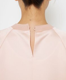 uncrave 【洗濯機洗い可】サテン ブラウス（uncrave WHITE）