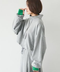 CRAFT STANDARD BOUTIQUE 【WEB限定】裏毛ダブルジップショートスウェット/24AW