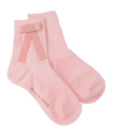 Maison de FLEUR グログランリボンソックス