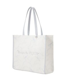 Maison de FLEUR リボンパールプリントマルチポケットトートバッグ