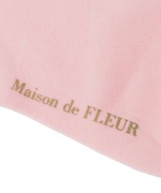 Maison de FLEUR グログランリボンソックス
