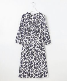 J.PRESS LADIES 【洗える】スパンフラワープリント  ワンピース
