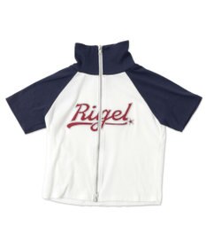 WEGO ダブルジップワッペンロゴラグランT