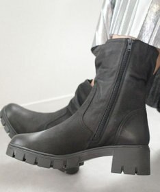 Pointer 本革ミドル丈ブーツ