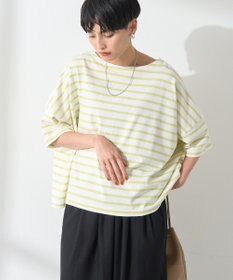 AMERICAN HOLIC バスクボーダー半袖プルオーバー