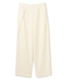 BEIGE， TERNES / 変形タックウールワイドパンツ