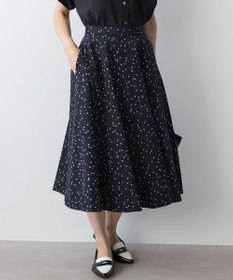 組曲 S フラワースパンコールプリント スカート